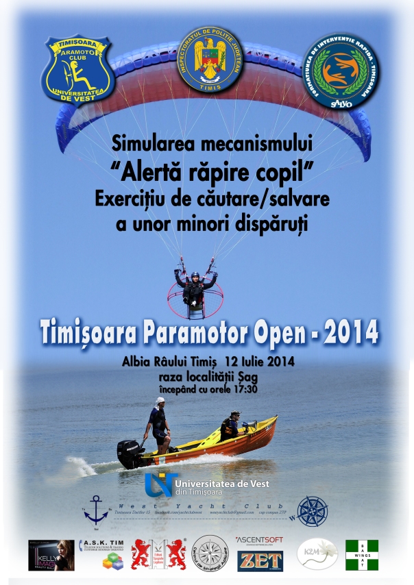Poster Timisoara Paramotor Search & Rescue